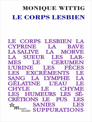 cover image of Le Corps lesbien